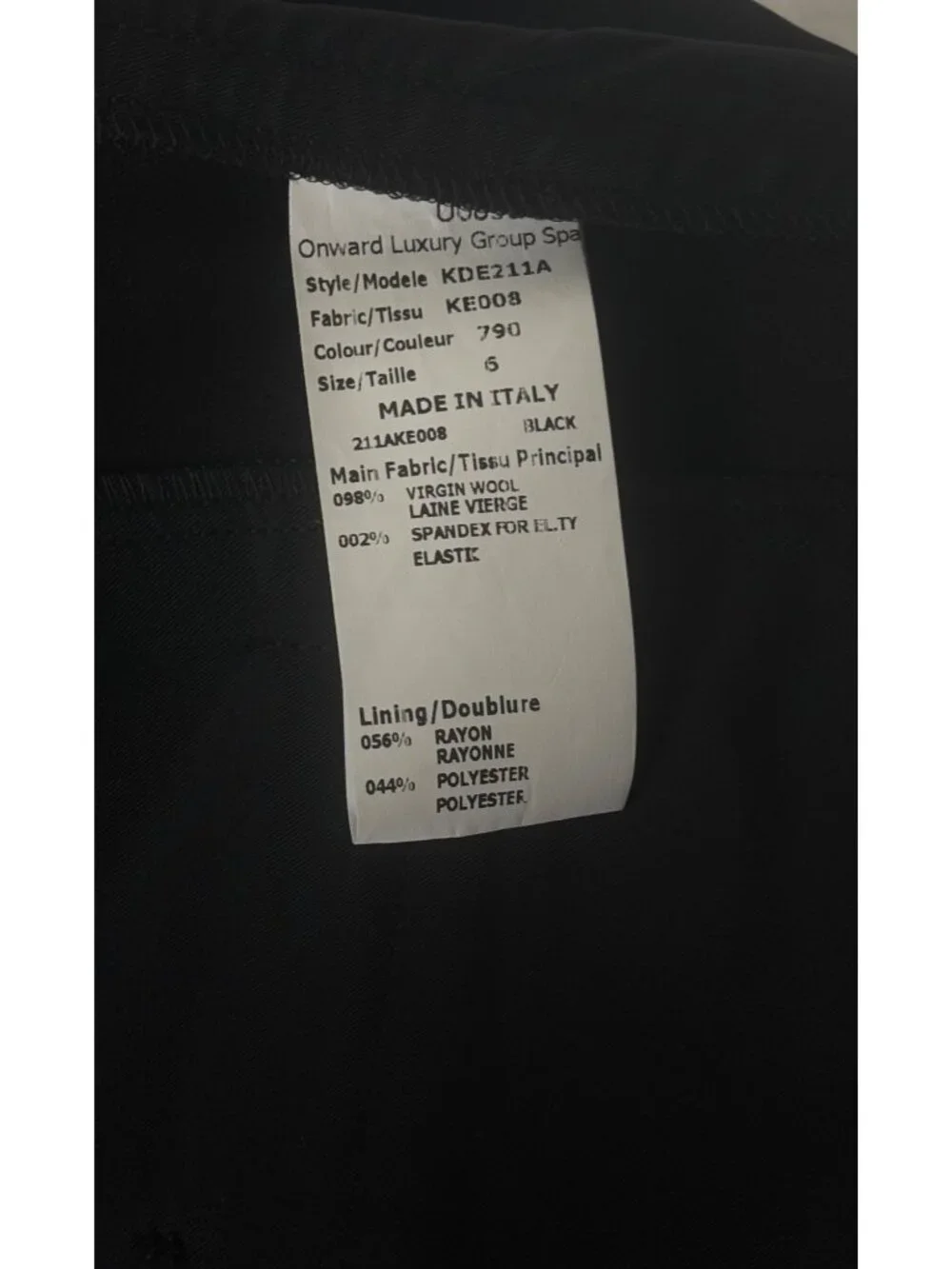 Michael Kors Tailored Capri Pants Skimmer Sz 6 Black $595 New
